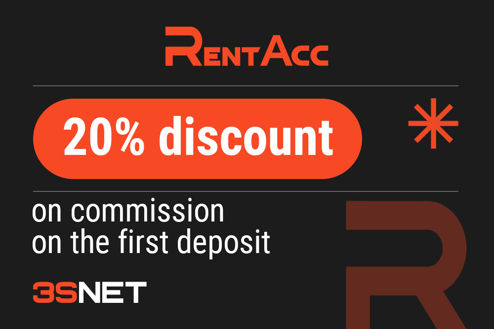 Look for a promo code for a discount in RENTACC on 3S.INFO!