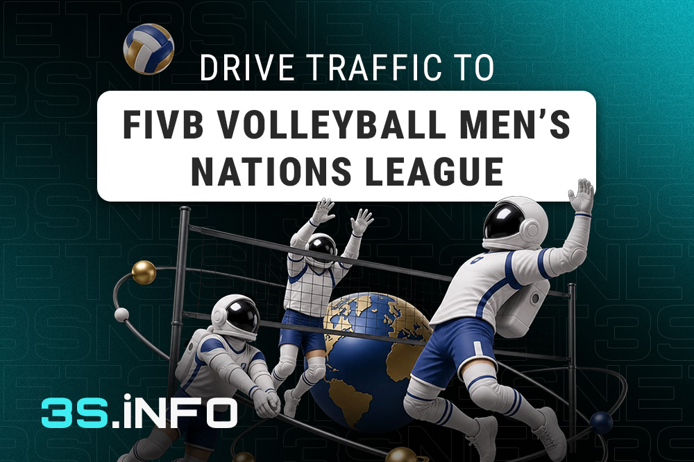 Drive traffic to the FIVB Volleyball Men's Nations League with 3SNET!