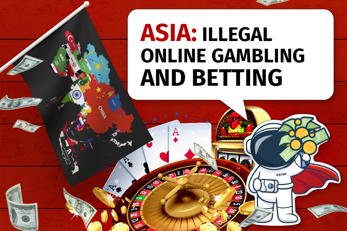 Illegal online gambling and betting is booming in Asia
