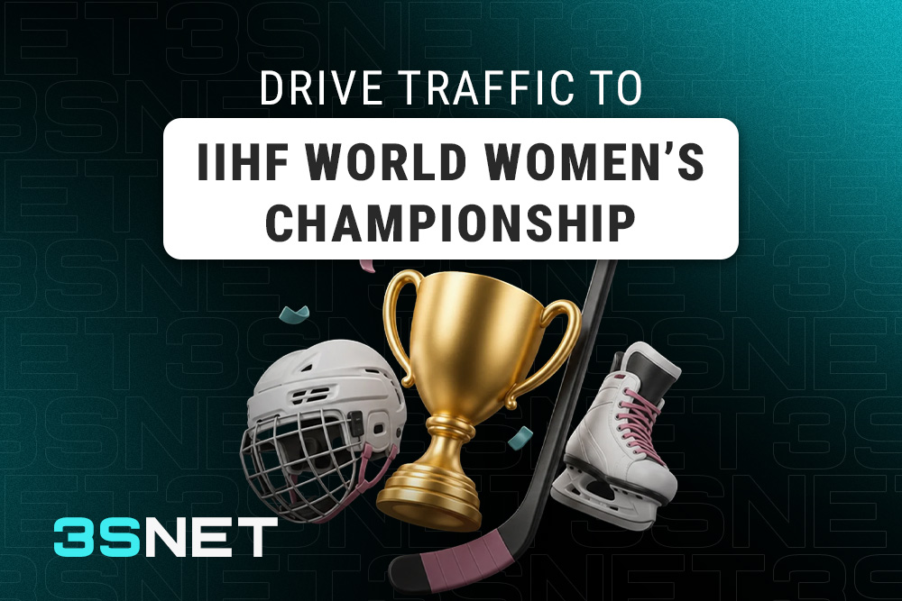 Drive traffic to IIHF World Women's Championship  with 3SNET!