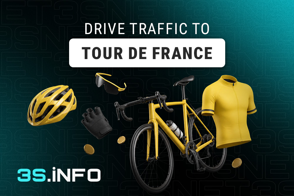 Drive traffic to the Tour de France with 3SNET!