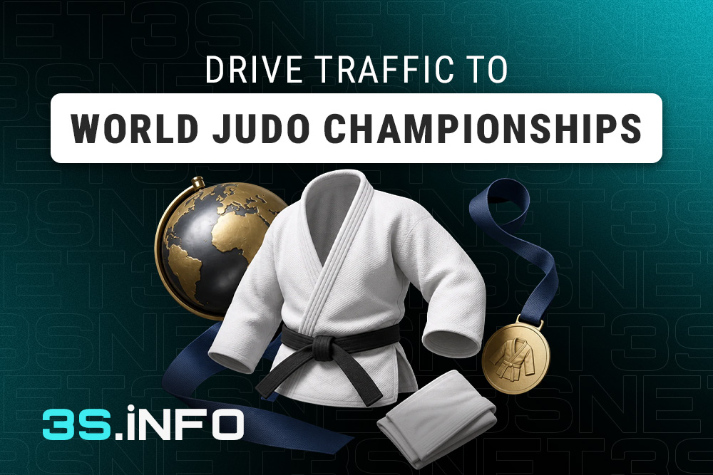 Drive traffic to the World Judo Championships with 3SNET!