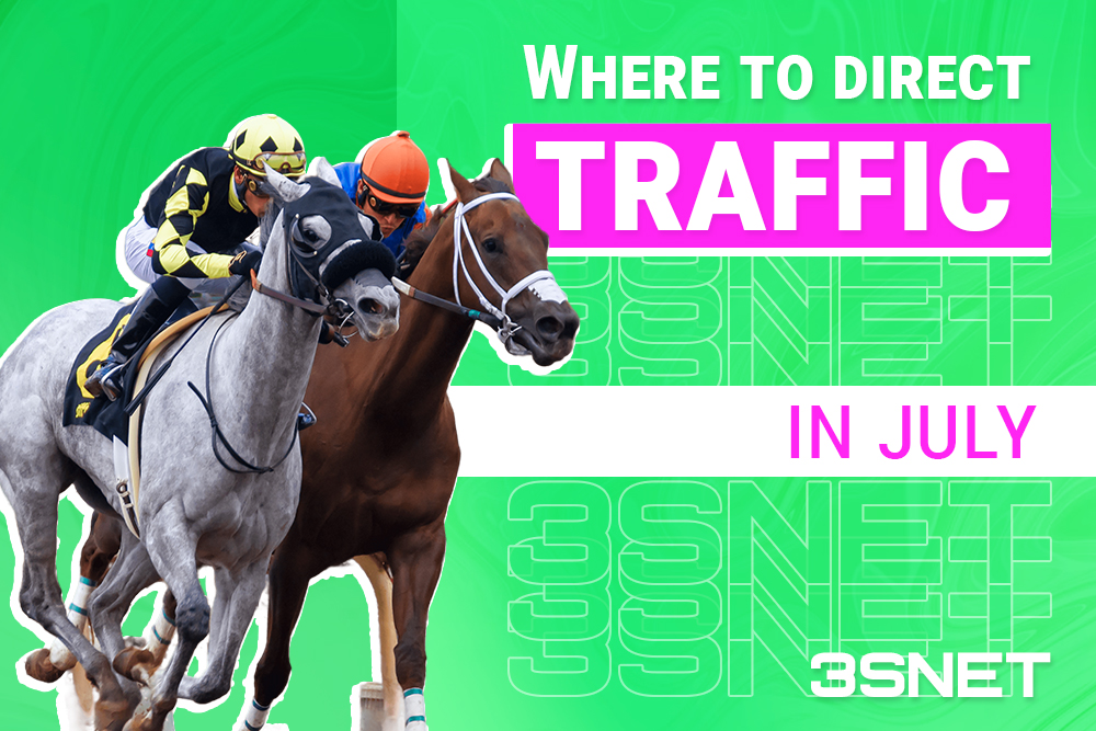 Where to direct traffic in July?