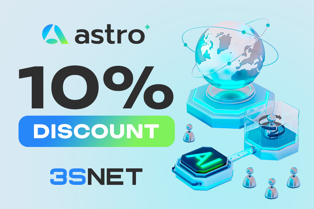 Astro Promo Code Get 10% Off Ethical Proxies on 3SNET