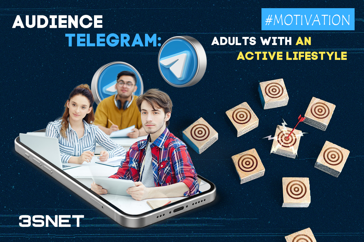 Telegram audience: adults with an active lifestyle