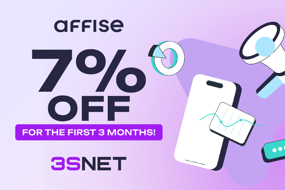 Affise Promo Code: Discount for the First  Three Months - 3S.INFO