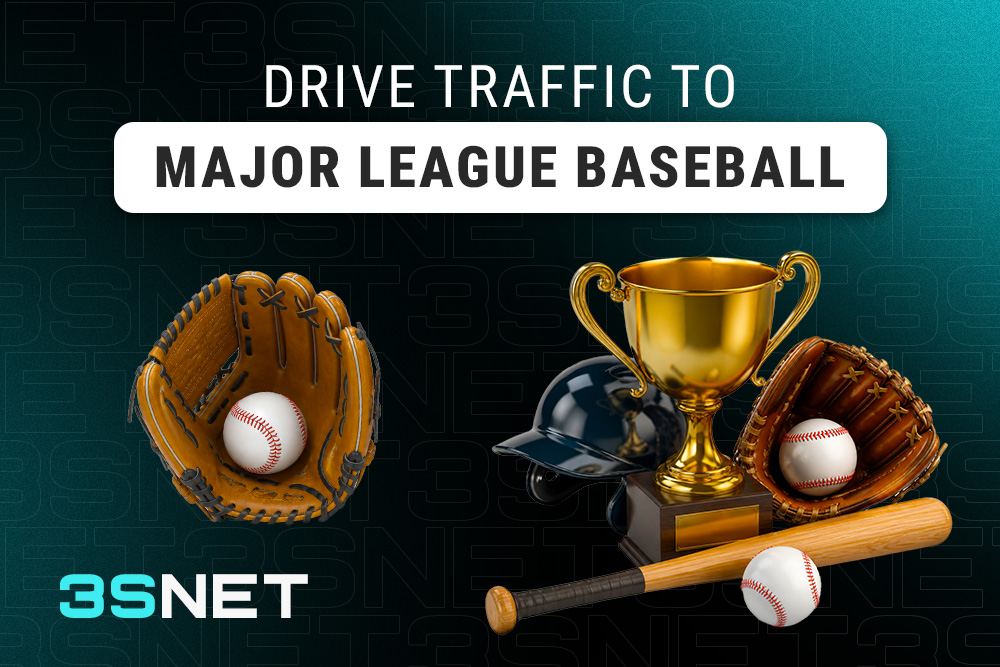 Drive traffic to Major League Baseball with 3SNET!