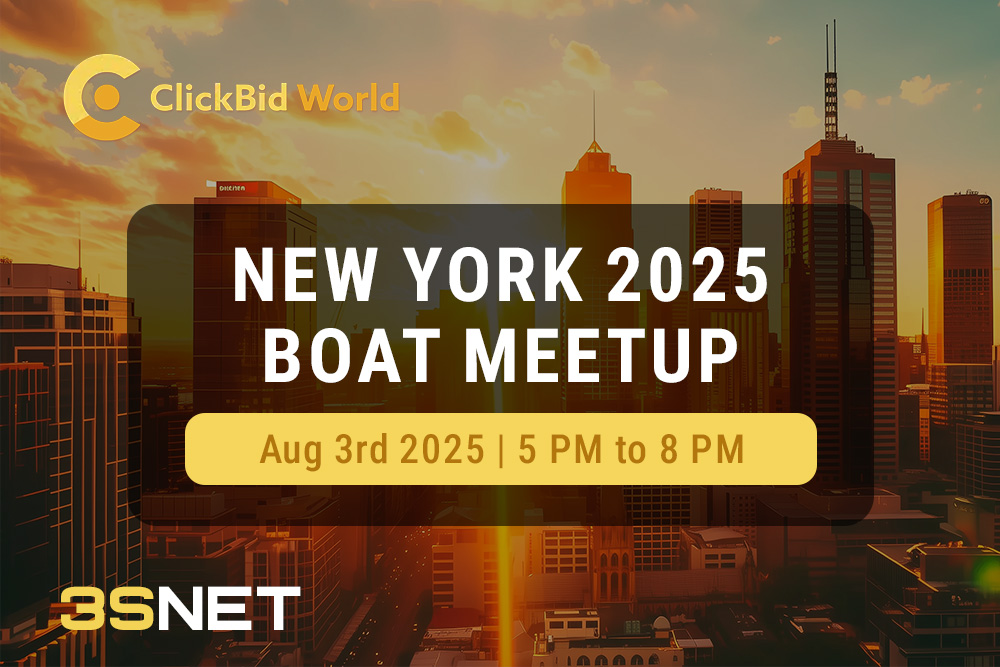 Clickbid Boat Affiliate Meetup 2025 in New York will take place on August 3
