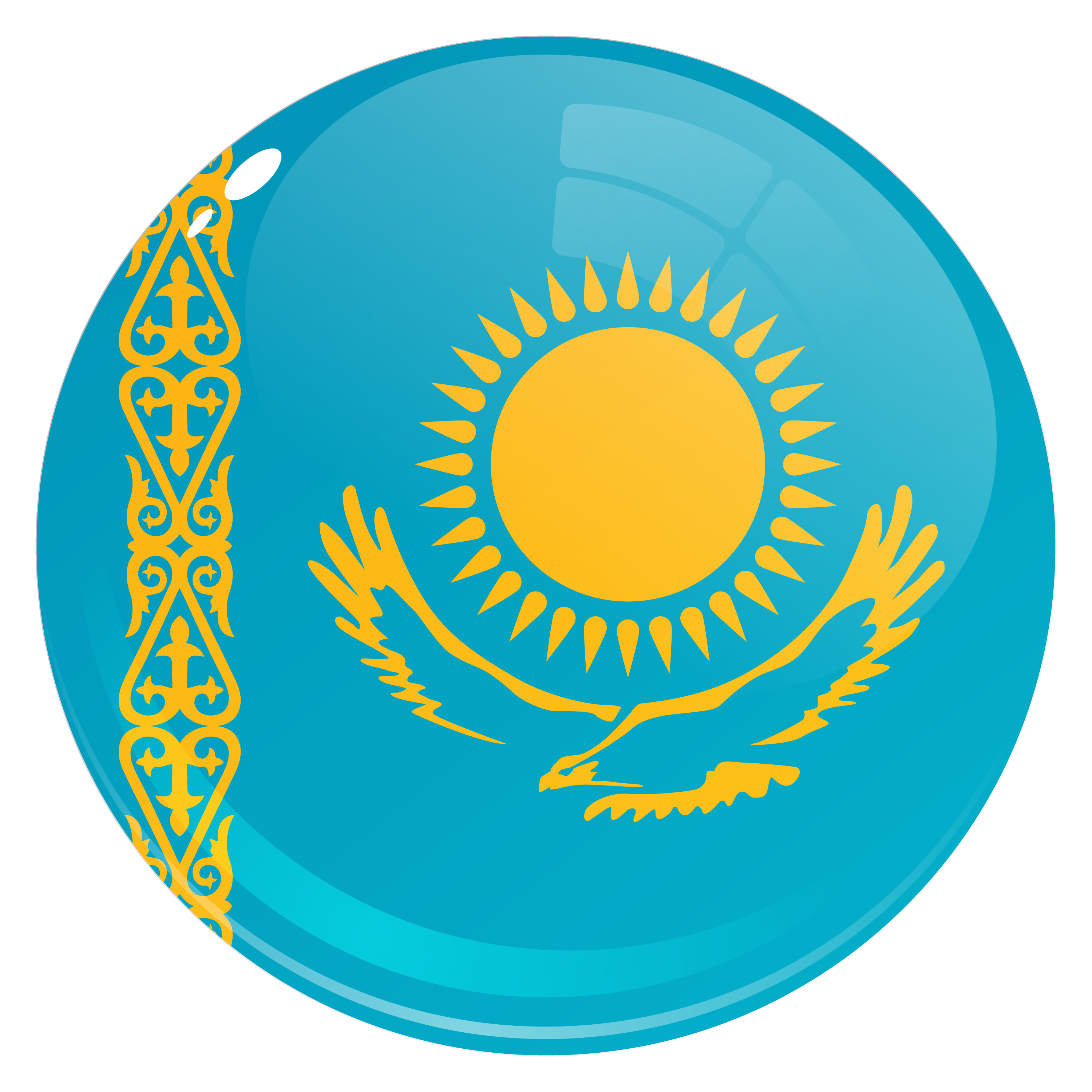 Флаг Казахстана