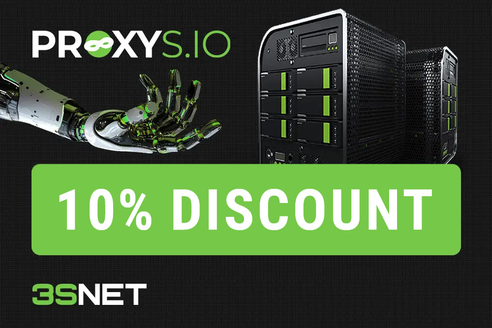 Look for a Proxys.io Promo Code on 3S.INFO! Get a Discount on Any Plan