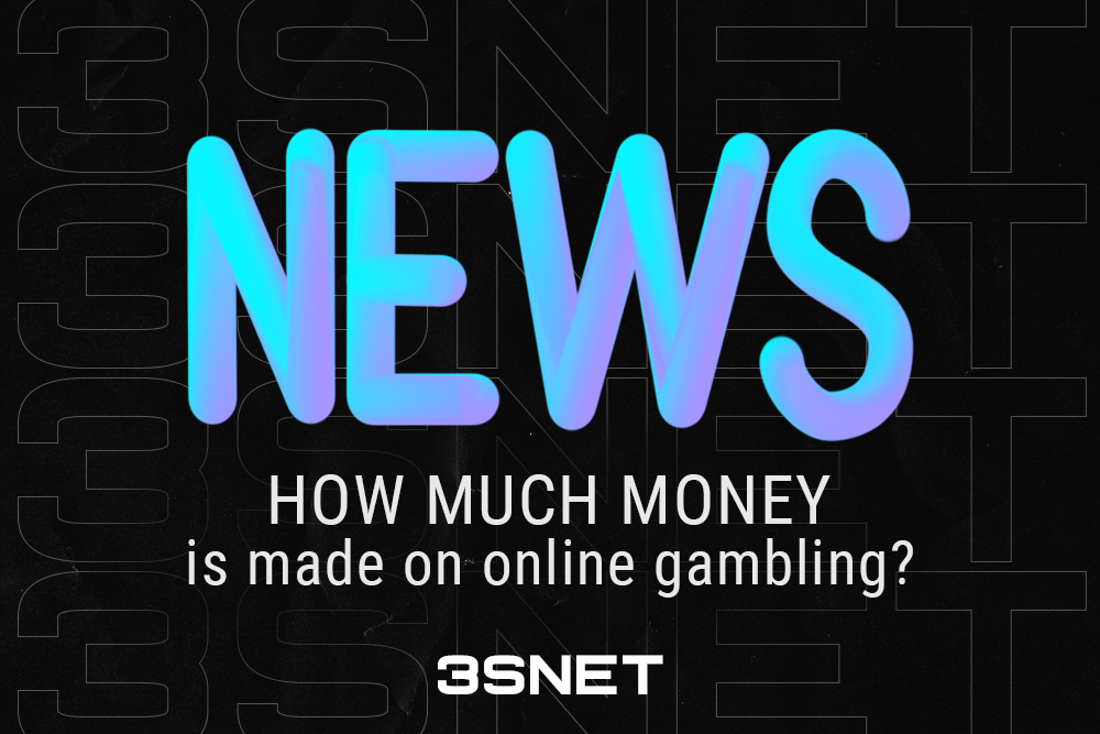 How much money is made on online gambling around the world?