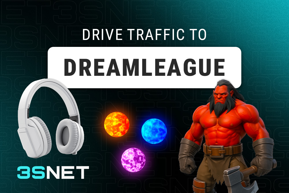 Drive traffic to DREAMLEAGUE with 3SNET!