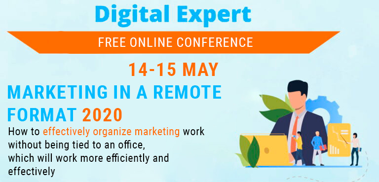 Online conference “Marketing in remote mode 2020” will take place on 14-15 May.