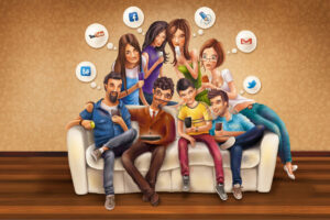 Popular social networks for young audiences