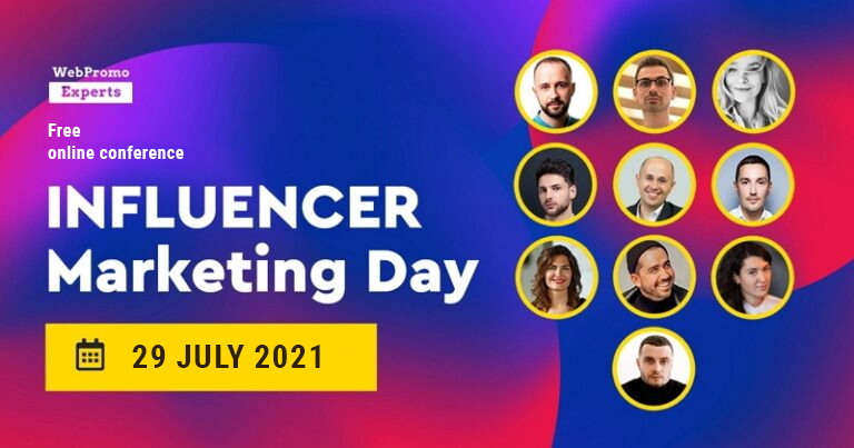 Influencer Marketing Day, a free online conference, will be held on the 29th of July