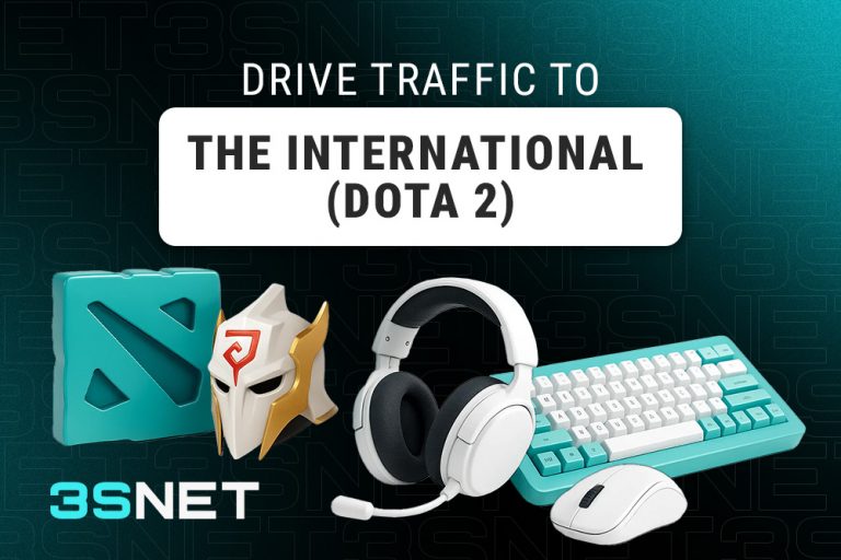 Drive traffic to The International (Dota 2)