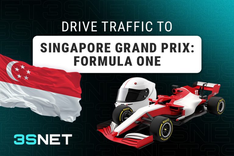 Drive traffic to Singapore Grand Prix: Fortmula-1 with 3SNET!
