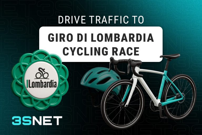 Drive to Giro di Lombardia cycling race with 3SNET!