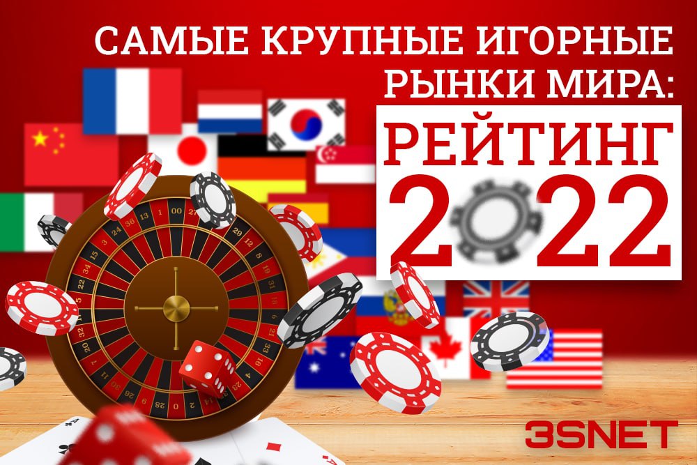 Cамые крупные игорные рынки мира: рейтинг 2022