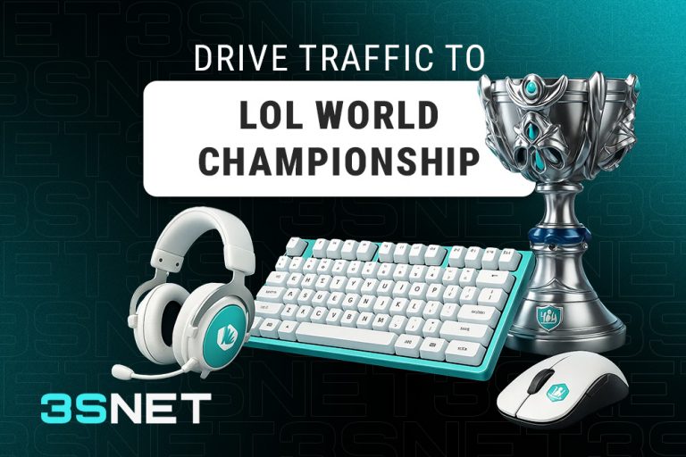 Drive traffic to LoL World Championship with 3SNET!