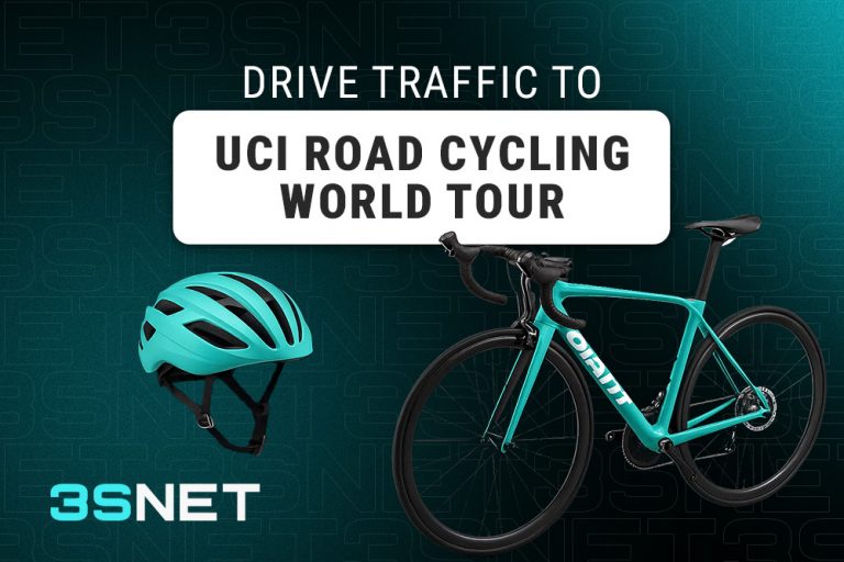 Drive traffic to UCI Road Cycling World Tour with 3SNET!