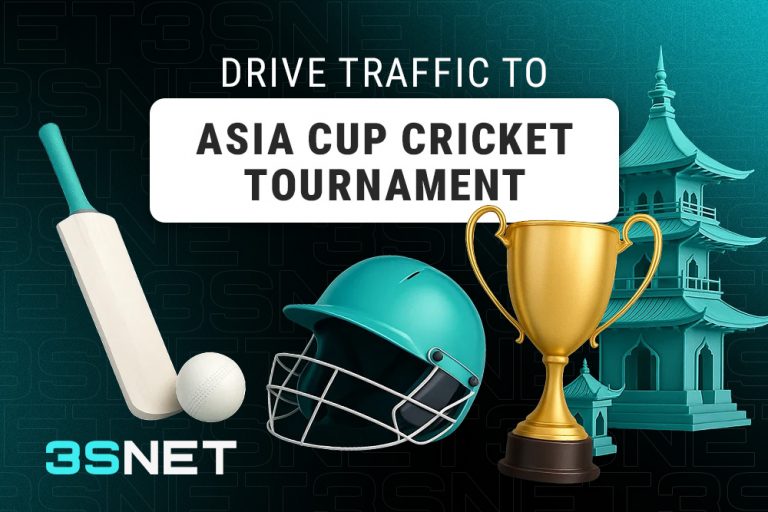 Drive traffic to Asia Cup Cricket Tournament with 3SNET!