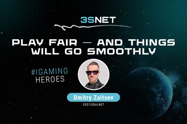 In today's regular iGaming Heroes column on 3S.INFO, we welcome Dmitry Zaytsev, the CEO of Legalbet.