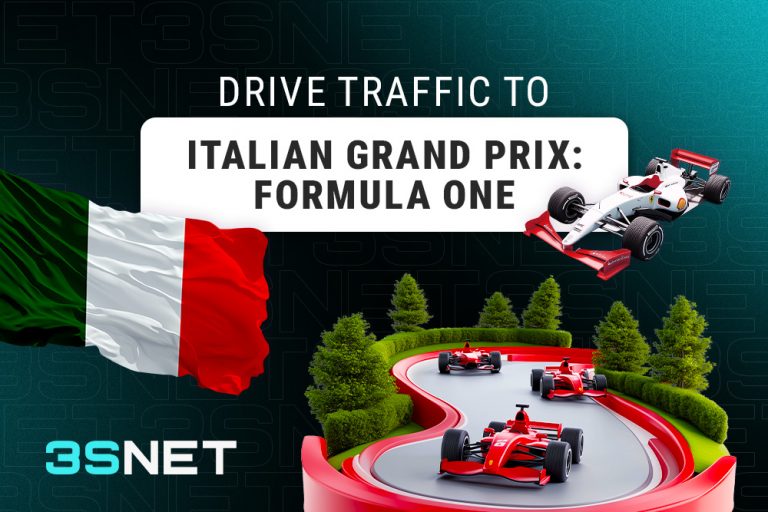 Drive traffic to Italian Grand Prix: Formula-1 with 3SNET!