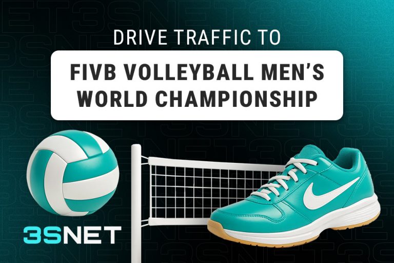 Drive traffic to FIVB Volleyball Men's World Championship with 3SNET!