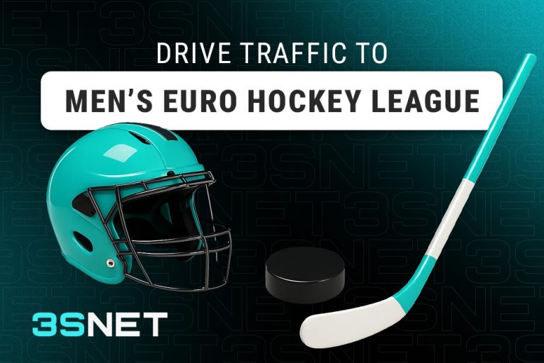 Drive traffic to Men's Euro Hockey League with 3SNET!