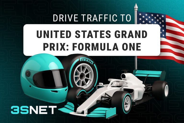 Drive traffic to United States Grand Prix: Fortmula-1 with 3SNET!
