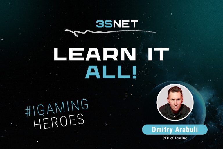 In the iGaming Heroes series on 3S.INFO — Dmitry Arabuli, CEO of Tonybet. This is the story of a passionate professional who values his team, a data-driven approach, strategic timing, and personal connections