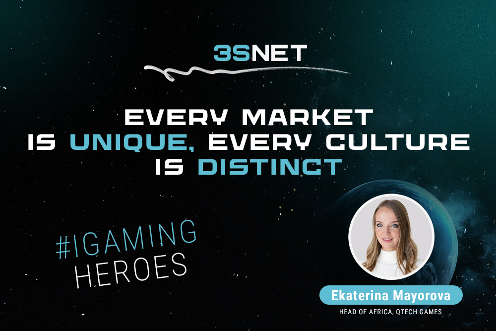 Head of Africa, QTech Games, Ekaterina Mayorova: “Every market is different, every culture is unique.”